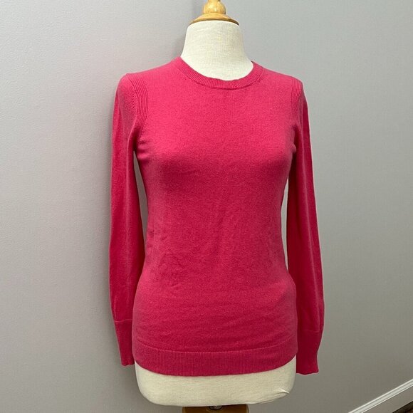 Banana Republic Filpucci Italian Merino Wool Cashmere Pink Sweater Sz XS - Picture 4 of 9